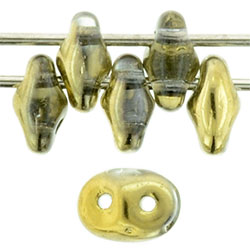 SuperDuo 5x2mm Crystal - Topaz 100gr (26441CR) SuperDuo 5x2mm Crystal - Topaz 100gr (26441CR)