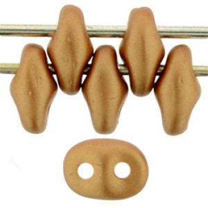 SuperDuo 5x2mm Satin Metallic Peach 100gr (29412AL)