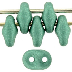 SuperDuo 5x2mm Satin Metallic Teal 100gr (29455AL)