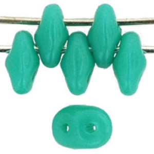 SuperDuo 5x2mm Opaque Turquoise 100gr (63130)