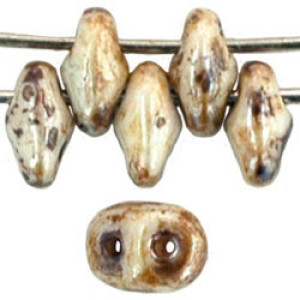SuperDuo 5x2mm Opaque Luster - Picasso 100gr (65401WH)