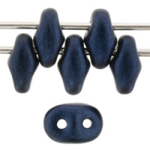 SuperDuo 5x2mm Metallic Suede - Dk Blue 100gr (79032MJT)