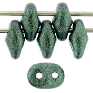 SuperDuo 5x2mm Metallic Suede - Lt Green 100gr (79051MJT)