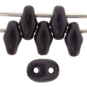 SuperDuo 5x2mm Metallic Suede - Dk Plum 100gr (79083MJT)