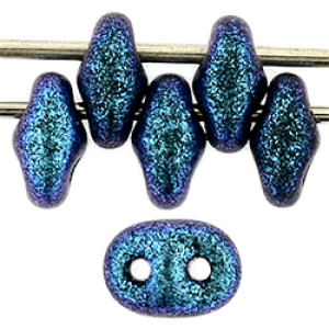 SuperDuo 5x2mm Polychrome - Indigo Violet 100gr (94109JT)