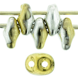 SuperDuo 5x2mm California Silver 100gr (98550CR)