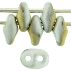 SuperDuo 5x2mm Matte - California Silver 100gr (98850CR)