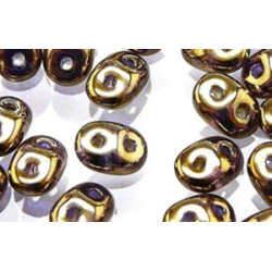 SuperDuo 5x2mm Bronze - Crystal 100gr (B00030)