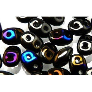 SuperDuo 5x2mm Blue Iris - Jet 100gr (BR23980)
