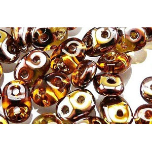 SuperDuo 5x2mm Copper - Topaz 100gr (C10060)