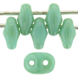 SuperDuo 5x2mm Turquoise - Star Dust 100gr (CMM63130)