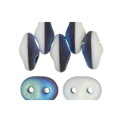 SuperDuo 5x2mm Matte - Opaque Black/White Full AB 100gr (DBW28773)