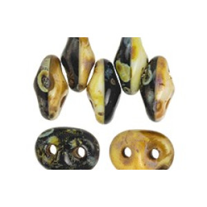 SuperDuo 5x2mm Opaque Black/White - Picasso 100gr (DBW86805)