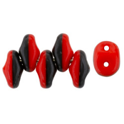 SuperDuo 5x2mm Opaque Red/Black 100gr (DRB00000)