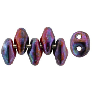 SuperDuo 5x2mm Nebula - Opaque Red/Black 100gr (DRB15001)