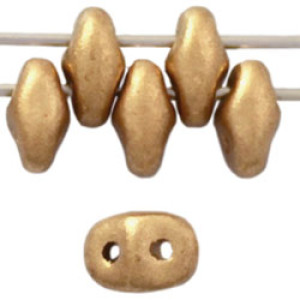 SuperDuo 5x2mm Matte - Metallic Flax 100gr (K0171)