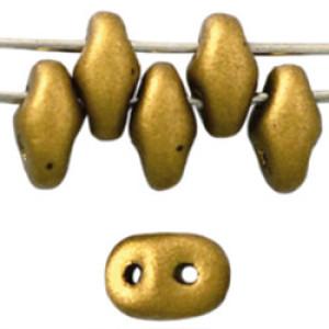SuperDuo 5x2mm Matte - Metallic Aztec Gold 100gr (K0172)