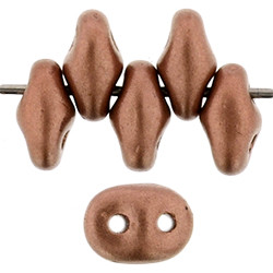 SuperDuo 5x2mm Matte - Metallic Bronze Copper 100gr (K0178)