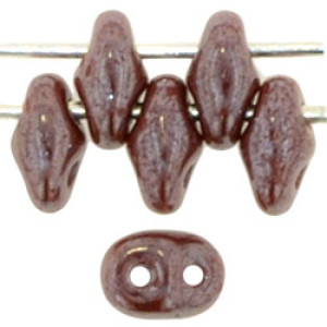SuperDuo 5x2mm Luster - Opaque Chocholate 100gr (L13600)