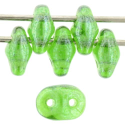 SuperDuo 5x2mm Luster - Chrysolite 100gr (L50050)