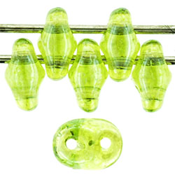 SuperDuo 5x2mm Luster - Olivine 100gr (L50230)