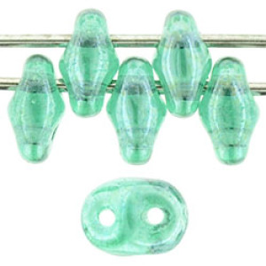 SuperDuo 5x2mm Luster - Emerald 100gr (L50720)