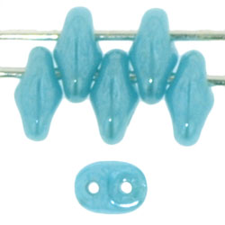 SuperDuo 5x2mm Luster - Blue Turquoise 100gr (L63030)