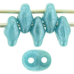 SuperDuo 5x2mm Luster - Dk Turquoise 100gr (L63900)