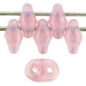 SuperDuo 5x2mm Luster - Opal Pink 100gr (L71010)
