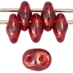 SuperDuo 5x2mm Luster - Siam Ruby 100gr (L90080)