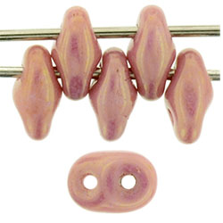 SuperDuo 5x2mm Luster - Metallic Pink 100gr (LK03000)