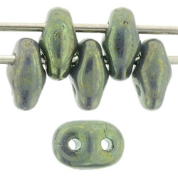 SuperDuo 5x2mm Luster - Tuquoise Green 100gr (LK63130)