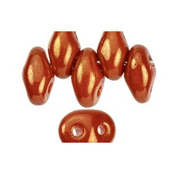 SuperDuo 5x2mm Rosaline Luster - Opaque Lt Red 100gr (LK93140)