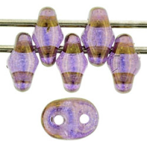 SuperDuo 5x2mm Luster - Crystal Violet 100gr (LM00030)