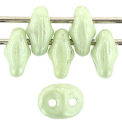 SuperDuo 5x2mm Luster - Chalk Lt Green 100gr (LS03000)