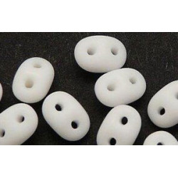SuperDuo 5x2mm Matte - Opaque White 100gr (M03000)