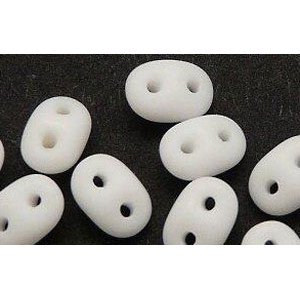 SuperDuo 5x2mm Matte - Opaque White 100gr (M03000)