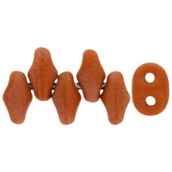 SuperDuo 5x2mm Matte - Opaque Chocolate 100gr (M13600)