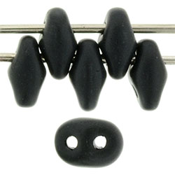 SuperDuo 5x2mm Matte - Jet 100gr (M23980)