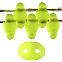 SuperDuo 5x2mm Matte - Olivine 100gr (M50230)