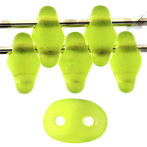 SuperDuo 5x2mm Matte - Olivine 100gr (M50230)