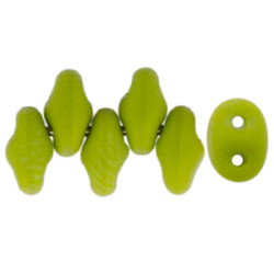 SuperDuo 5x2mm Matte - Opaque Olivine 100gr (M53420)