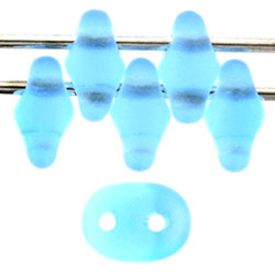 SuperDuo 5x2mm Matte - Aquamarine 100gr (M60020)