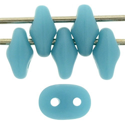 SuperDuo 5x2mm Matte - Turquoise Dk Green 100gr (M63900)