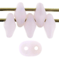 SuperDuo 5x2mm Matte - Milky Soft Rosaline 100gr (M71200)