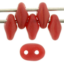 SuperDuo 5x2mm Matte - Opal Red 100gr (M91250)