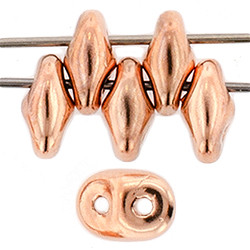 SuperDuo 5x2mm Metallic Copper Penny 50gr (MAG03)