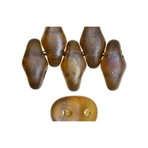 SuperDuo 5x2mm Matte - Smoky Topaz - Rembrandt 100gr (MRB10230)
