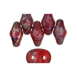 SuperDuo 5x2mm Matte - Siam Ruby - Rembrandt 100gr (MRB90080)