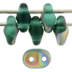SuperDuo 5x2mm Matte - Emerald - Vitral 100gr (MV50720)